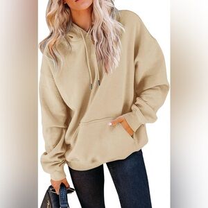 Casual Tan Hoodie for Women